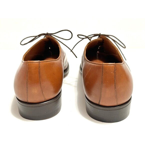 BELTRAMI Brown Oxford Tie Up Dress Shoe Shoes 7.5